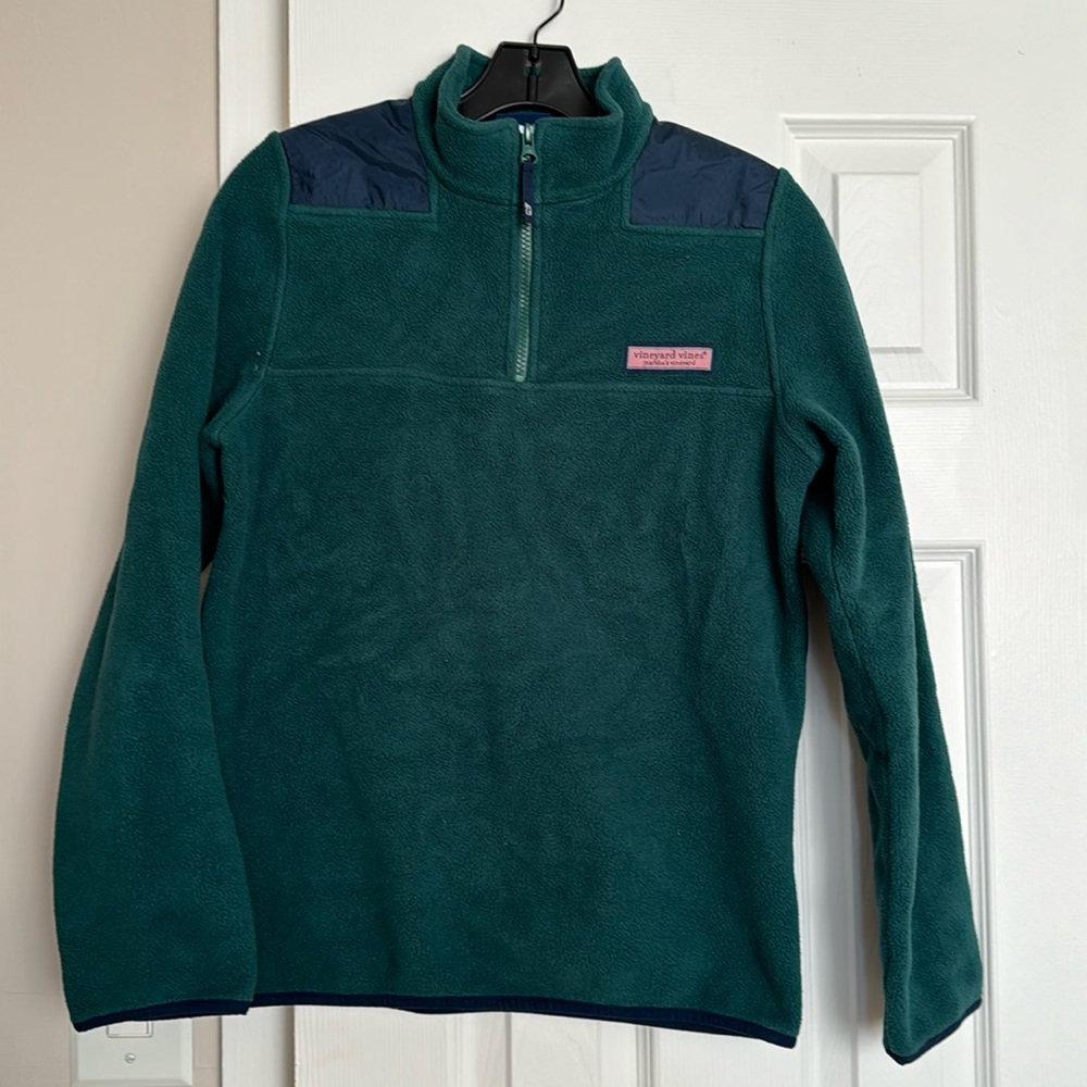 Boys half zip fleece jacket